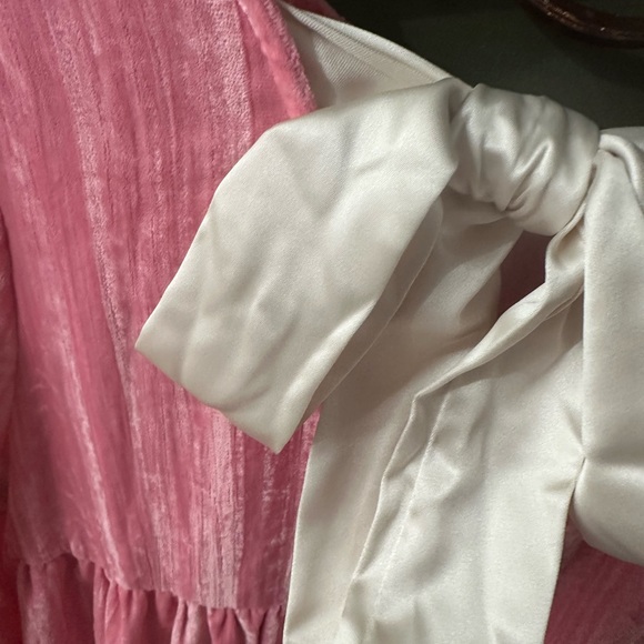 Adorable pink velvet dress NWOT - Picture 5 of 12